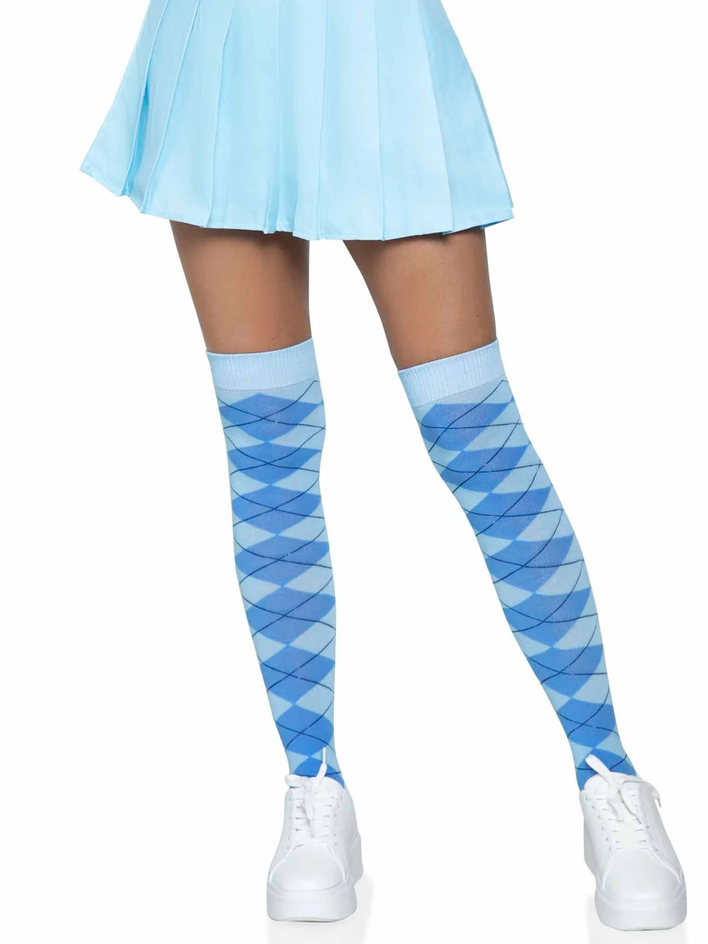 Leg Avenue - Madeline Argyle Socks - BLUE